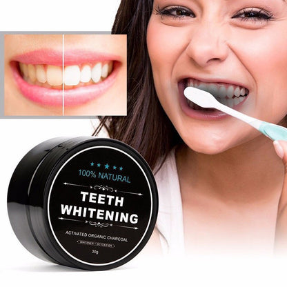 FlossWave Bamboo Charcoal Tooth Powder Organic
