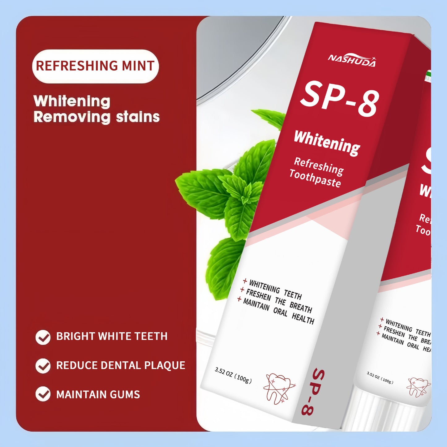 FlossWave Sp-8 Probiotics Stain Removing Toothpaste